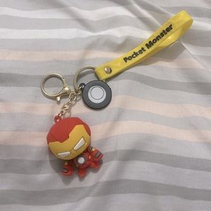 Iron man pocket monster keychain